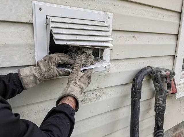 Dryer Exhaust Vent Cleaning in Griswold