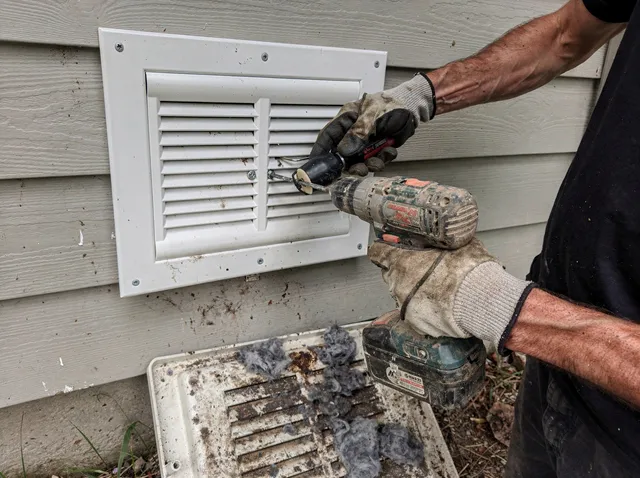 Dryer Vent Cover Replacement in Griswold