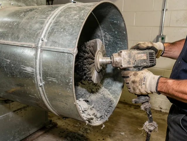 Industrial-grade dryer vent cleaning by Griswold Dryer Vent Cleaning in Griswold